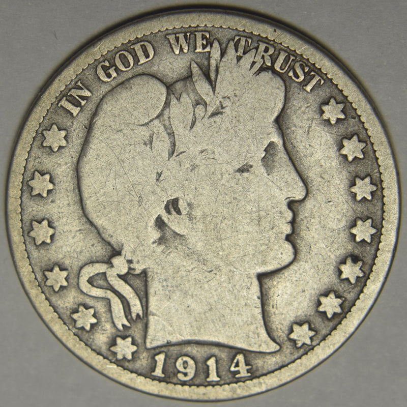 1914 Barber Half Very Good