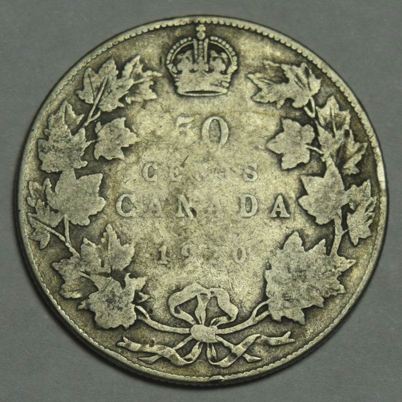 1920 Canadian Half VG/Fine