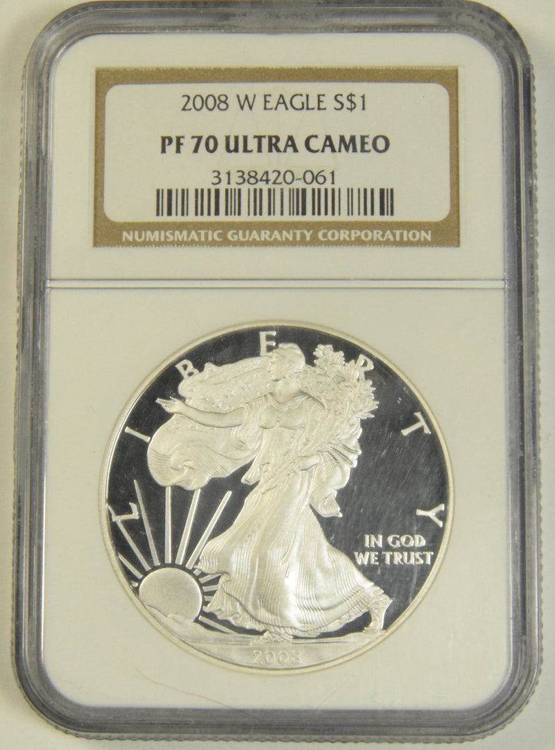 2008-W Silver Eagle . . . . NGC PF-70 Ultra Cameo