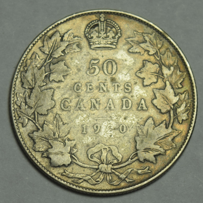 1920 Canadian Half Fine/VF