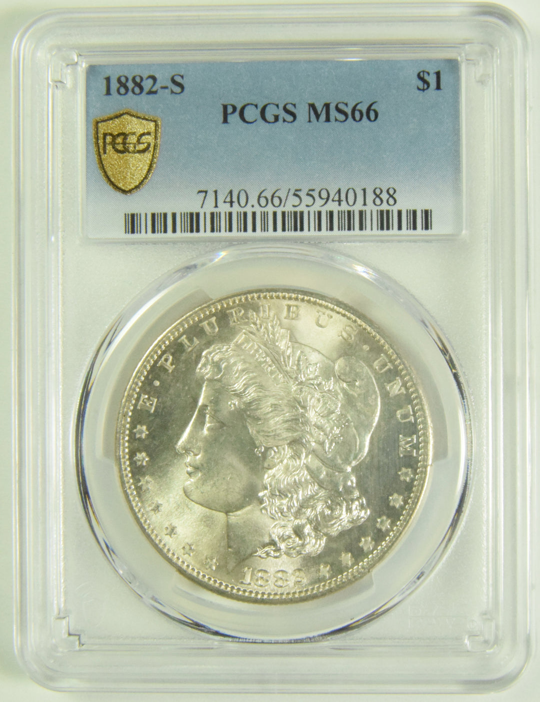 1882-S Morgan Dollar PCGS MS-66 – Mount Vernon Coin