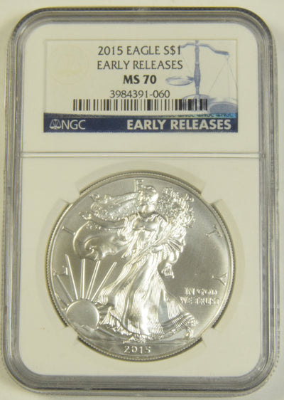 2015 Silver Eagle NGC MS-70 Early Releases