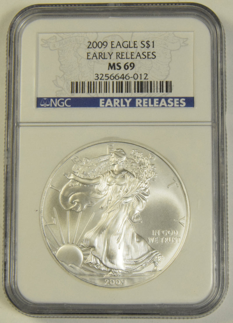 2009 Silver Eagle . . . . NGC MS-69 Early Releases