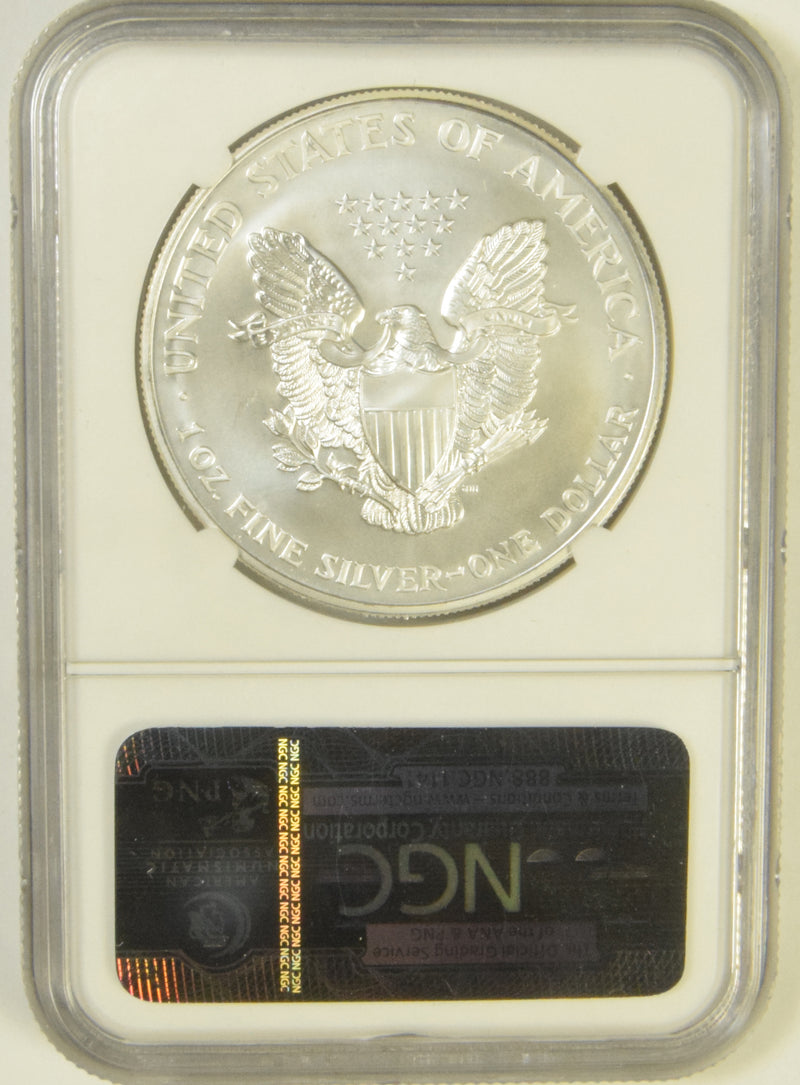 1998 Silver Eagle . . . . NGC MS-69