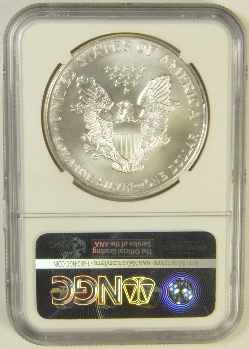 1998 Silver Eagle . . . . NGC MS-69