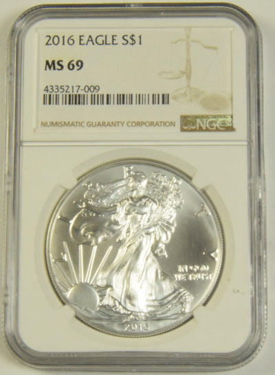 2016 Silver Eagle . . . . NGC MS-69