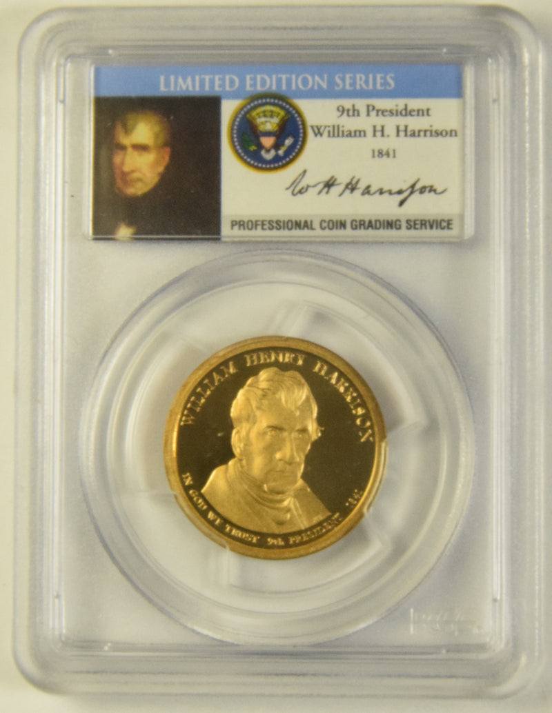 2009-S Harrison Presidential Dollar PCGS PR-69 DCAM