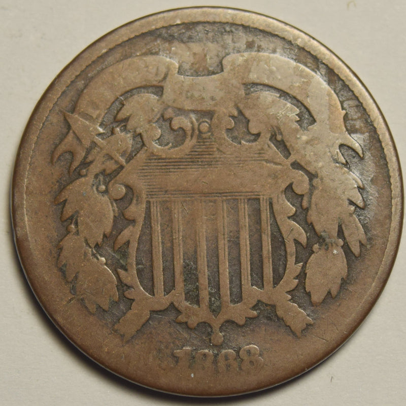 1868 Two Cent Piece . . . . Good