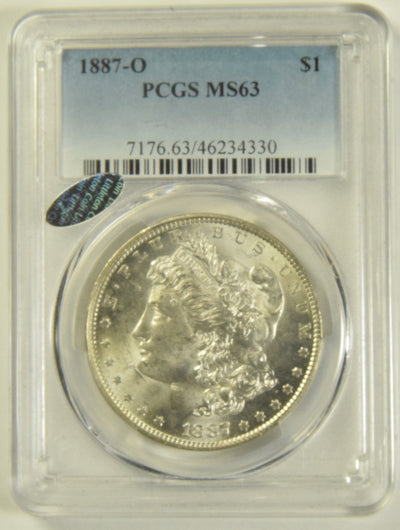 1887-O Morgan Dollar PCGS MS-63