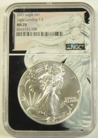 2021 Type 2 Silver Eagle Special Liberty Label NGC MS-70