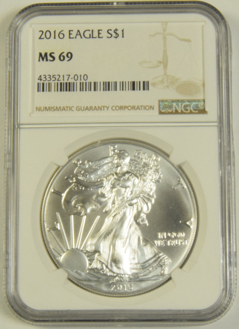 2016 Silver Eagle . . . . NGC MS-69