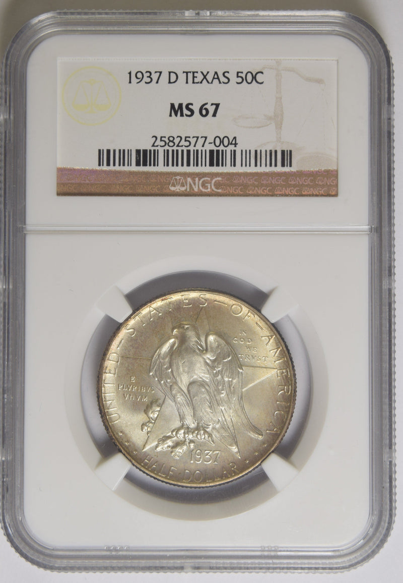 Texas Half 1937-D . . . . NGC MS-67