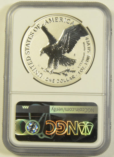 2021-S Type 2 Silver Eagle . . . . NGC Reverse Proof PF-70