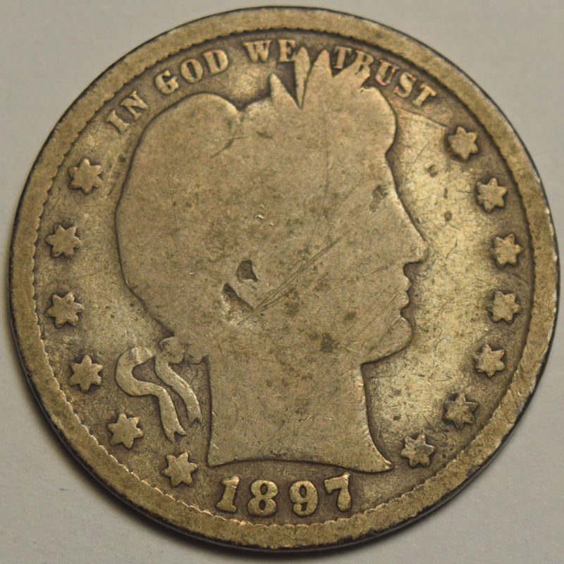 1897-S Barber Quarter . . . . Good