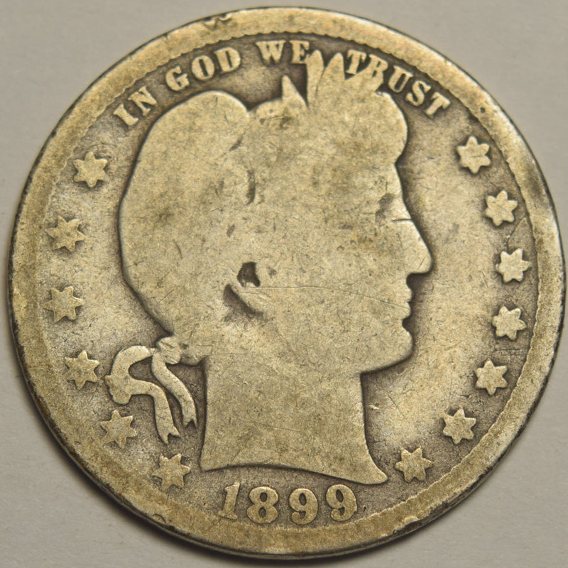 1899-O Barber Quarter . . . . Good