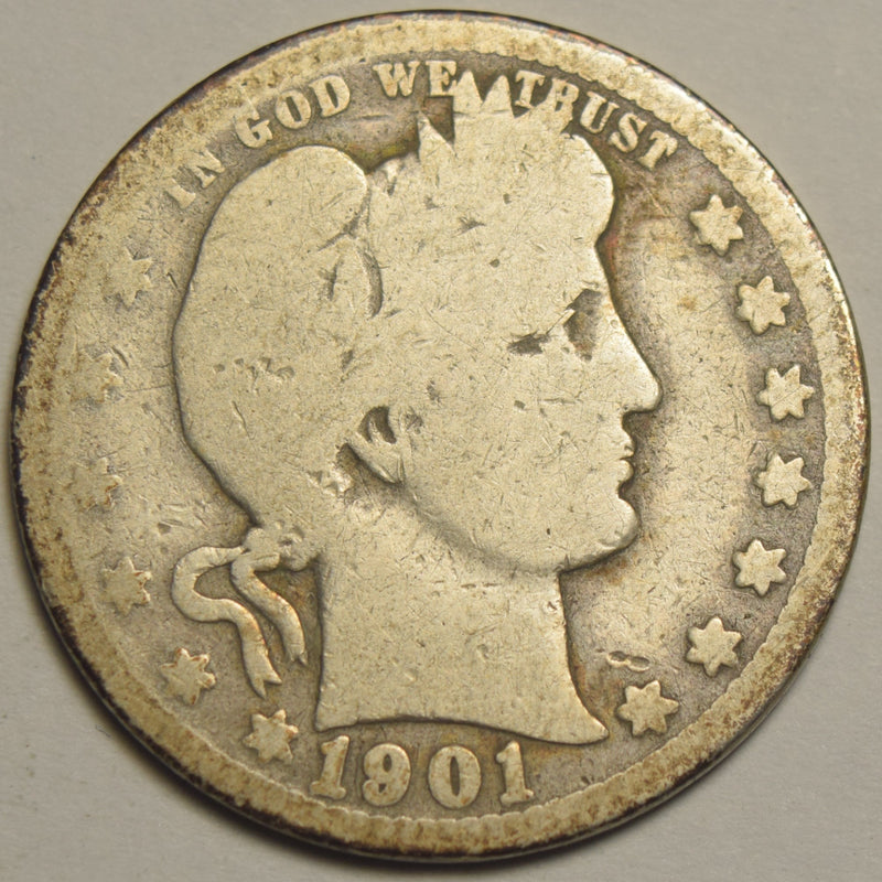 1901-O Barber Quarter . . . . Good