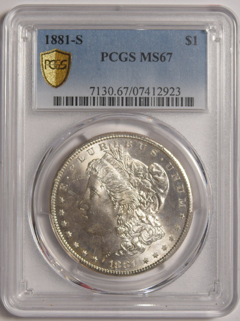 1881-S Morgan Dollar . . . . PCGS MS-67