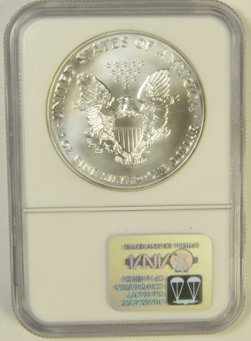 2002 Silver Eagle . . . . NGC MS-69