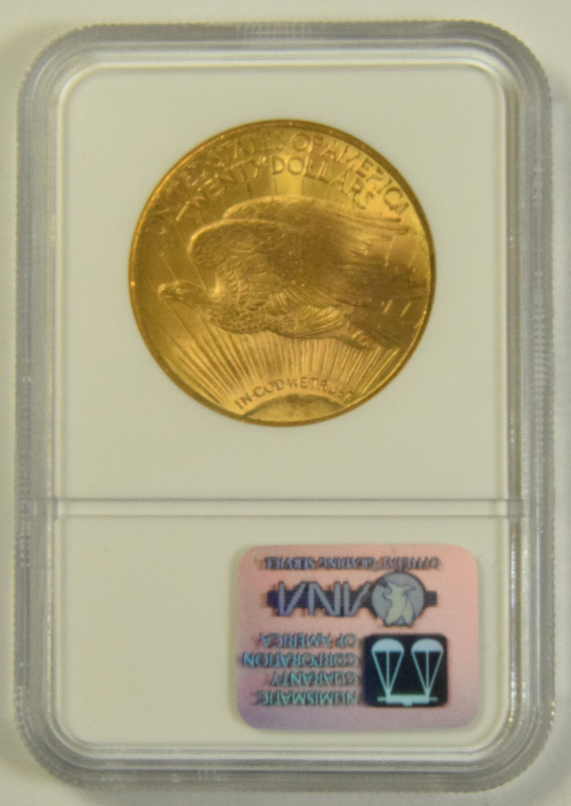 1924 $20.00 St. Gaudens Gold . . . . NGC MS-63