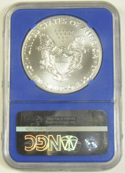 2016 Silver Eagle . . . . NGC MS-70 First Day of Issue 30th Anniversary Struck at West Point Mint Blue Holder