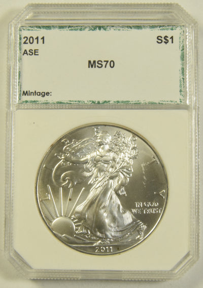 2011 Silver Eagle PCI MS-70