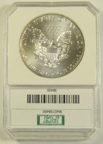 2011 Silver Eagle . . . . PCI MS-70