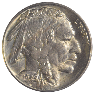 1936-S Buffalo Nickel Gem Brilliant Uncirculated