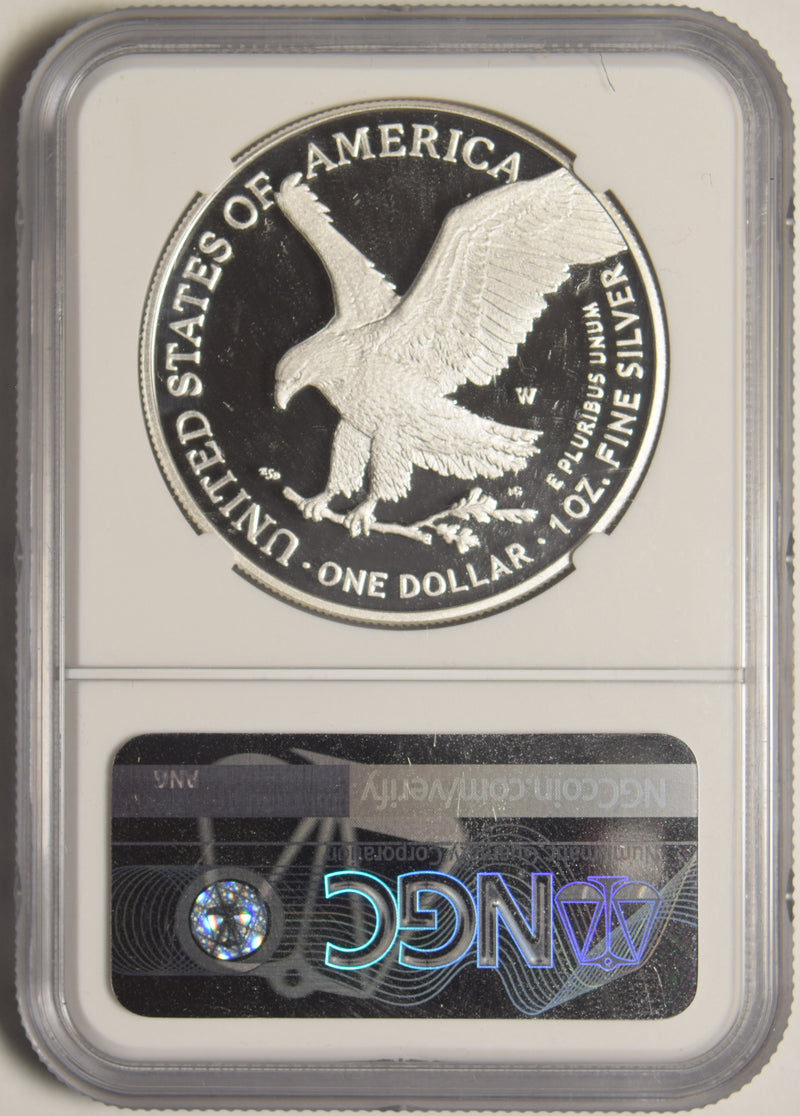 2023-W Silver Eagle . . . . NGC PF-69 Ultra Cameo Congratulations Set