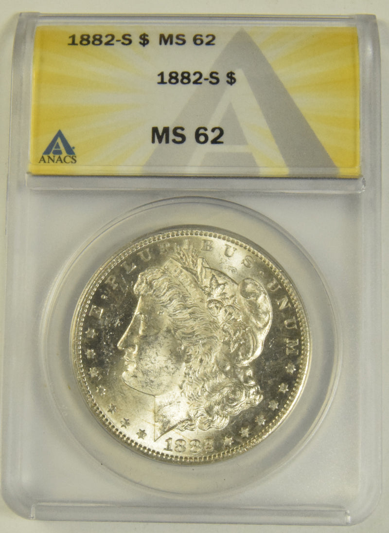 1882-S Morgan Dollar . . . . ANACS MS-62