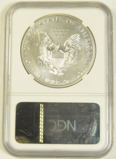 2011-W Burnished Silver Eagle . . . . NGC MS-70 Eagle 25th Anniversary