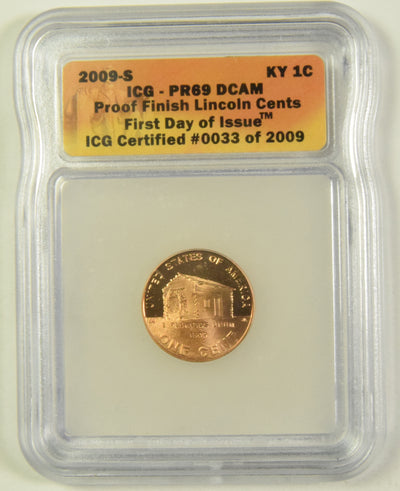 2009-S Early Childhood Lincoln Cent . . . . ICG PR-69 DCAM First Day of Issue Proof Finish