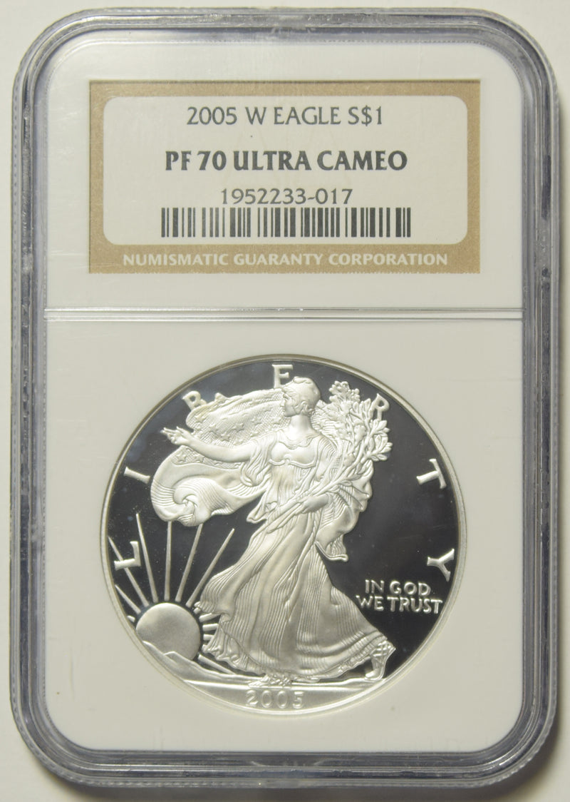 2005-W Silver Eagle . . . . NGC PF-70 Ultra Cameo