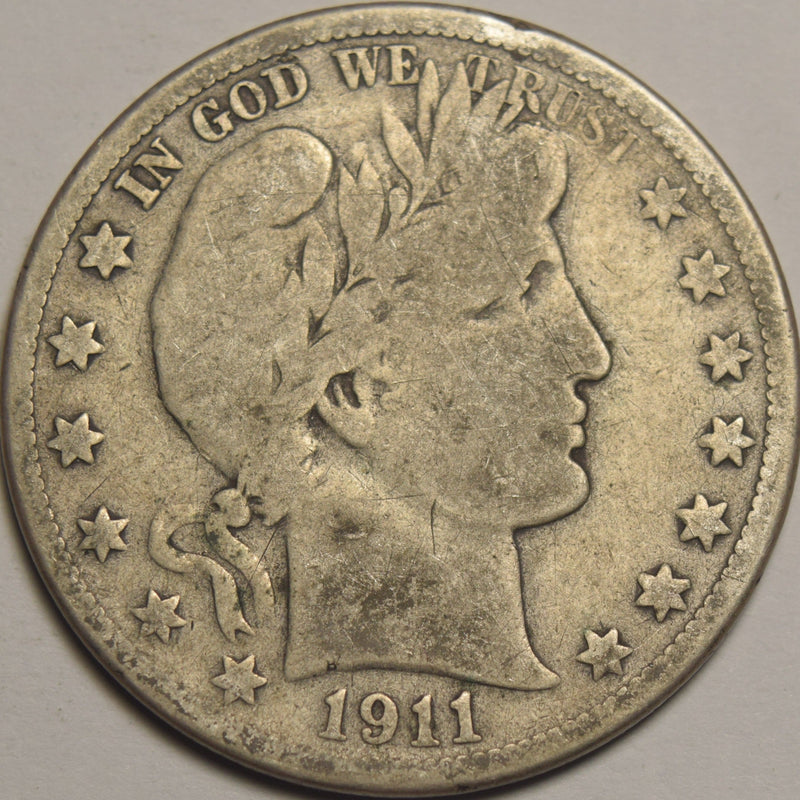 1911-D Barber Half . . . . Very Good