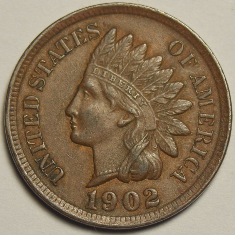 1902 Indian Cent Select Uncirculated Brown