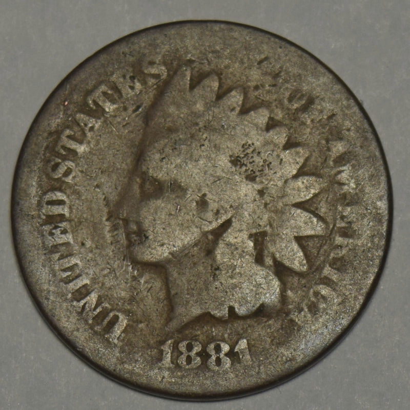 1881 Indian Cent About Good