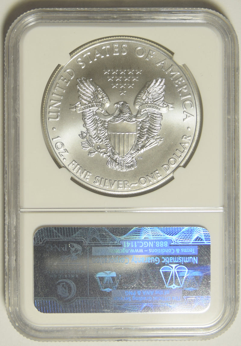 2014(W) Silver Eagle . . . . NGC MS-69 Early Releases Struck at West Point