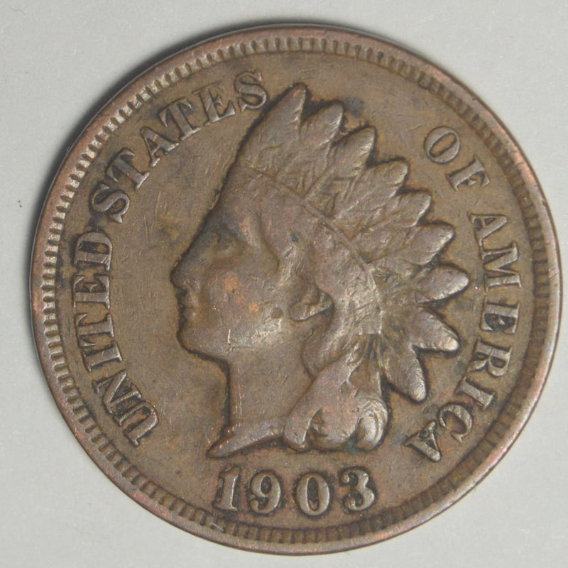 1903 Indian Cent Fine