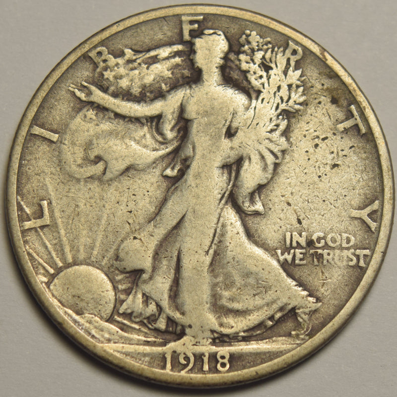 1918-S Walking Liberty Half . . . . Very Fine