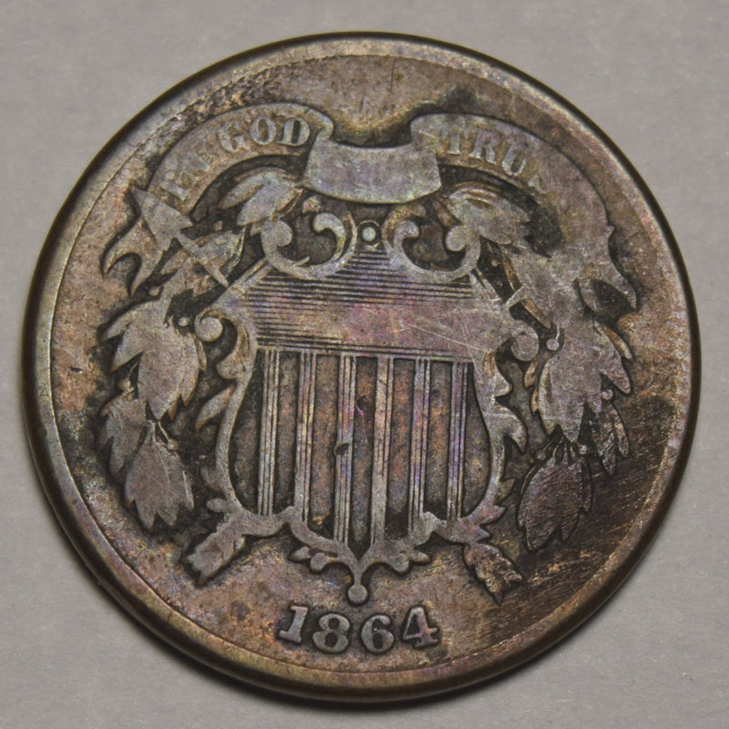 1864 Two Cent Piece . . . . Very Good