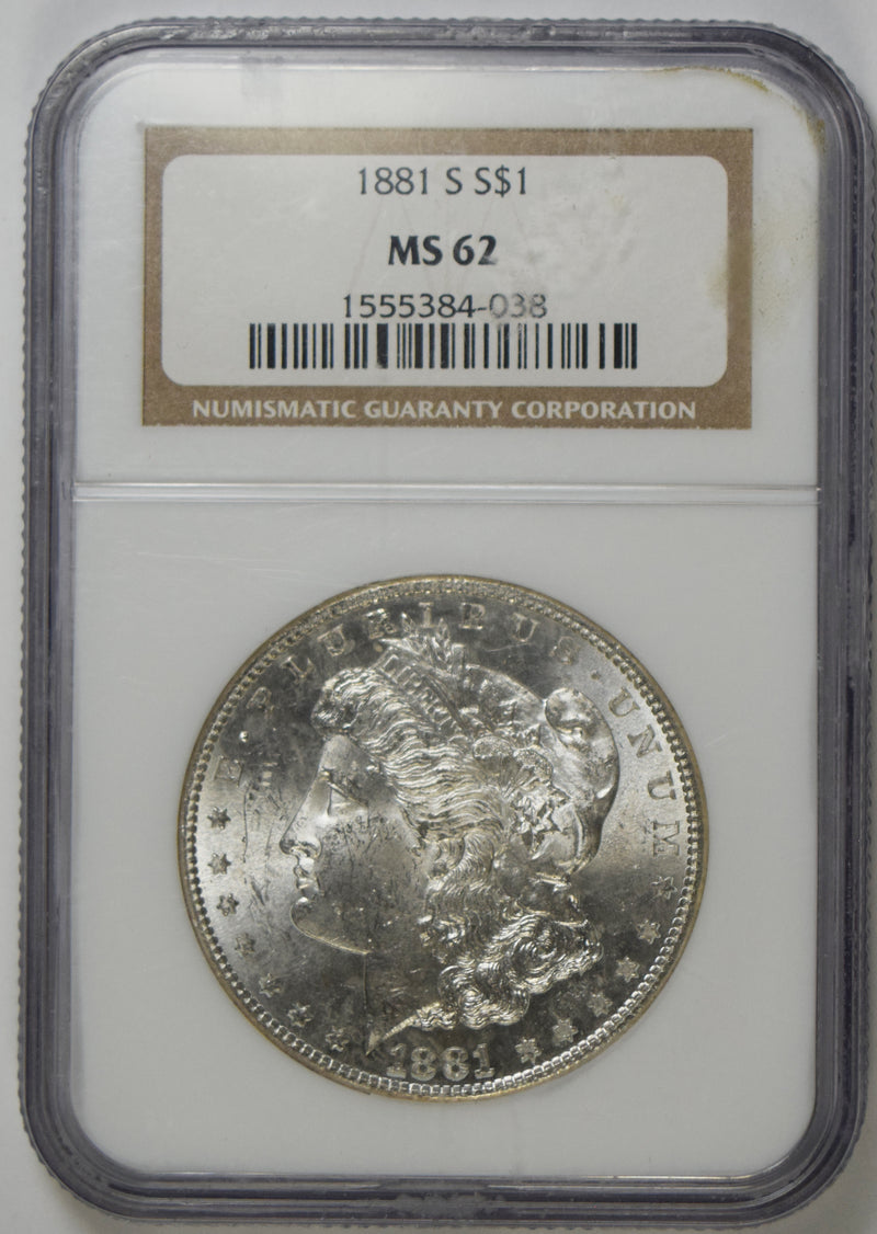 1881-S Morgan Dollar . . . . NGC MS-62