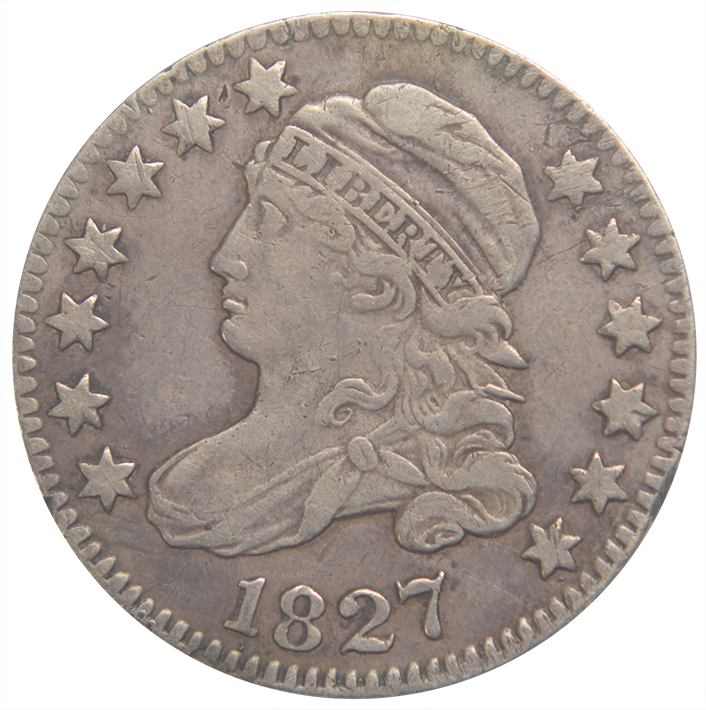 1827 Bust Dime . . . . Extremely Fine