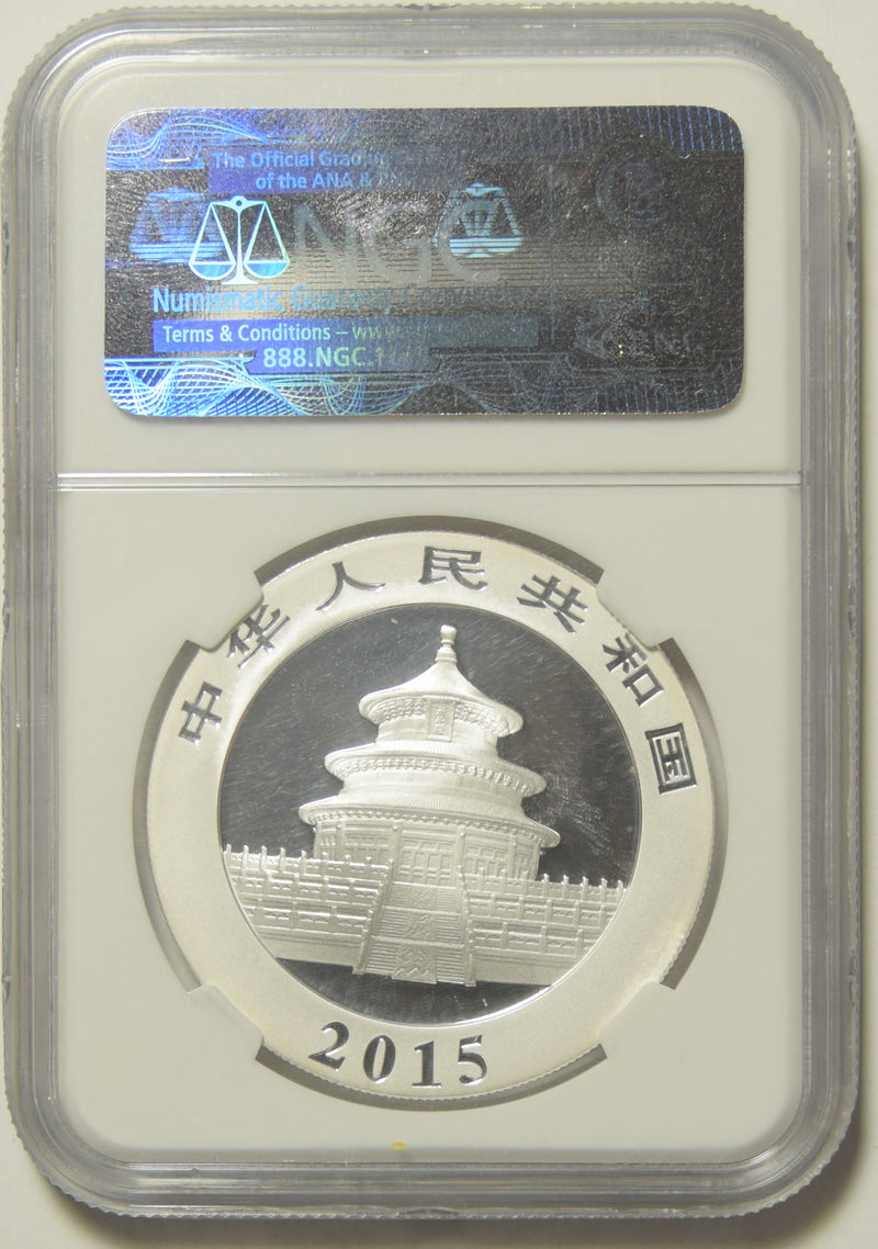 2015 10 Yuan Chinese Panda . . . . NGC MS-70 Early Releases