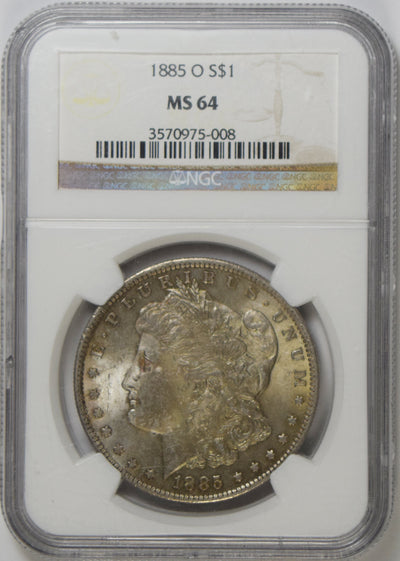 1885-O Morgan Dollar NGC MS-64