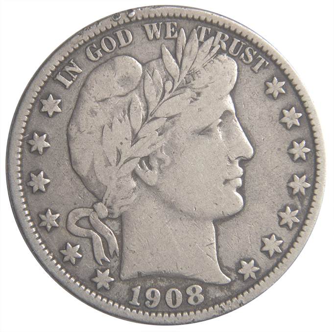 1908-O Barber Half Very Fine