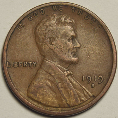 1919-S Lincoln Cent Very Fine