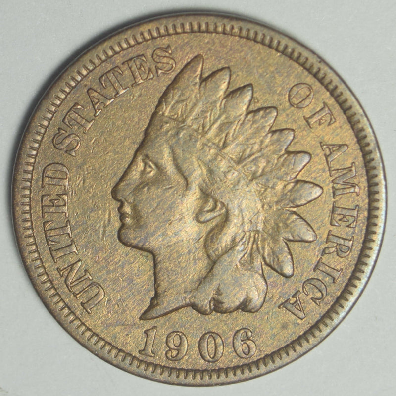 1906 Indian Cent XF/AU