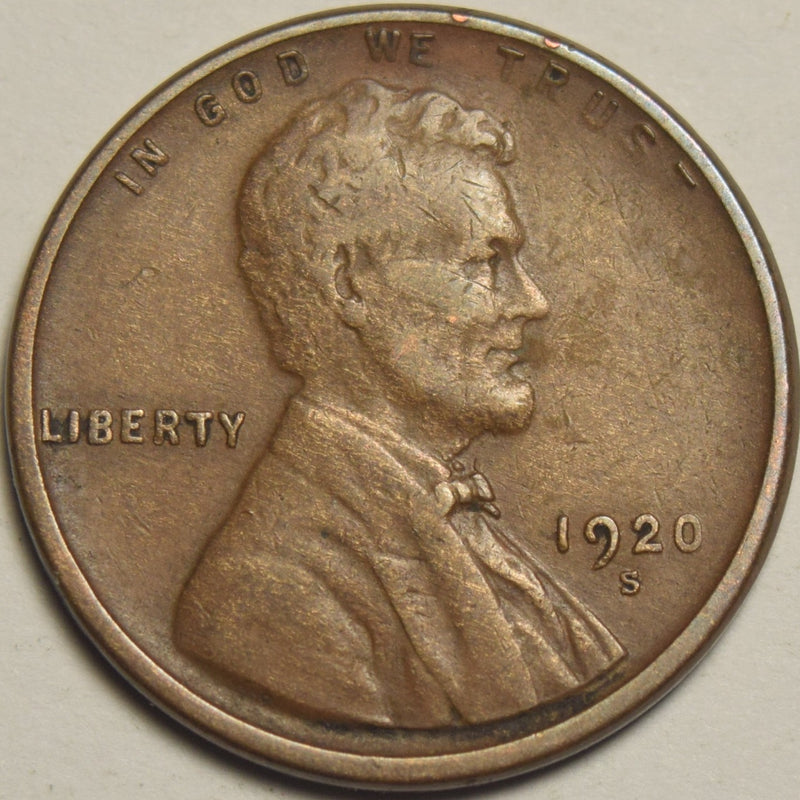 1920-S Lincoln Cent Very Fine