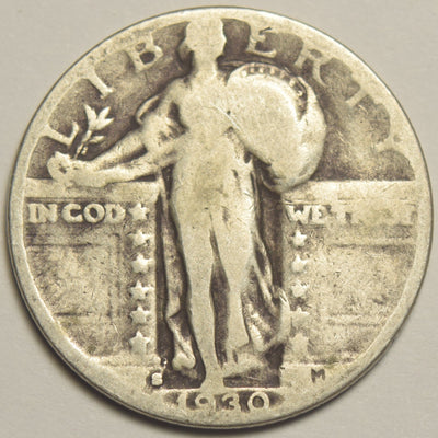 1930-S Standing Liberty Quarter Good