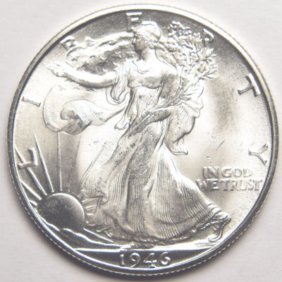 1946-D Walking Liberty Half Choice Brilliant Uncirculated