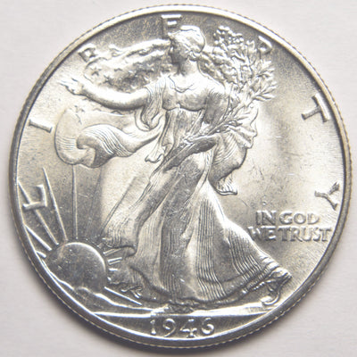 1946-D Walking Liberty Half Gem Brilliant Uncirculated